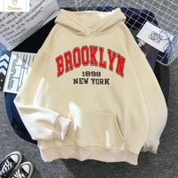 Brooklyn Letter Print Hip Hop Hoodie