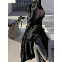 Comfortable Womens Open Front Knit Cardigan