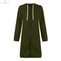 Casual Oversized Fleece Zip-Up Hoodie