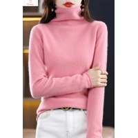 Warm Wool Turtleneck Knitted Sweater