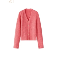 Womens Wool Knitted Winter Cardigan Sweater