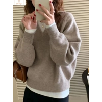 Heavyweight Lantern Sleeve Commute Sweater