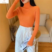 Cardeegan Womens Knitted Turtleneck Sweater