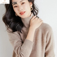 Womens Cashmere Turtleneck Sweater Jumper