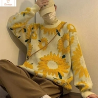 Sunflower Flock Hip Hop Trendy Couple Sweater