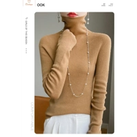 Cardeegan Womens Cashmere Turtleneck Sweater