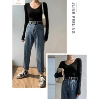 Spring Autumn V Neck Women Sweater