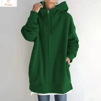 Thickened Warm Hooded Zipper Cardigan