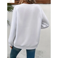 Cardeegan Womens Long Sleeve Crewneck Hoodie