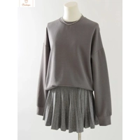 Cozy Oversized Cotton Womens Casual Sweatshirt