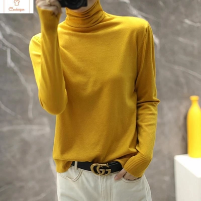 Korean Fashion Slim Fit Turtleneck Sweater