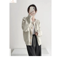 Womens Autumn Knitted Cardigan Sweater