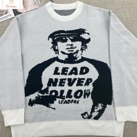 Retro Gothic Knit Streetwear Pullover Sweater