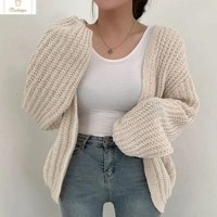 Cardeegan Vintage Harajuku Lantern Sleeve Cardigan Sweater