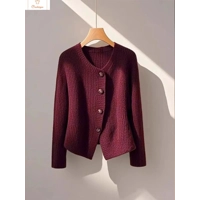 Autumn Winter Vintage Slim Wool Cardigan
