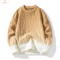 Loose Chunky Twist Knit Pullover