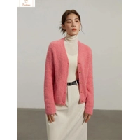 Womens Wool Knitted Winter Cardigan Sweater