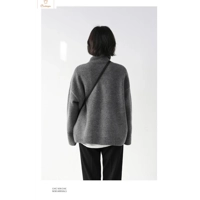 Loose Turtleneck Knit Sweater for Women