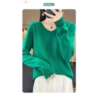 Womens V-neck Long Sleeve Fashion Sweater