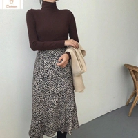 Autumn Long Sleeve Turtleneck Knitted Sweater