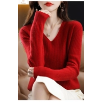 Cardeegan Womens V-Neck Solid OL Sweater