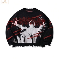 Dark Anime Couple Knit Sweater