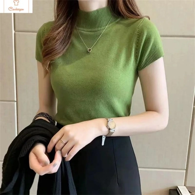 Casual Turtleneck Knitted Pullover Sweater