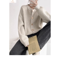 Womens Autumn Knitted Cardigan Sweater