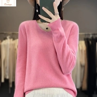 Womens Merino Wool V-Neck Sweater