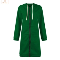 Casual Oversized Fleece Zip-Up Hoodie