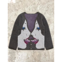 Autumn Winter Cartoon Fleece Cardigan Sweater