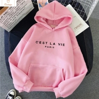 Casual Long Sleeve Hooded Sweatshirt Pullover