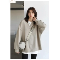 Casual Loose V-neck Warm Sweatshirt