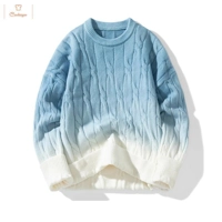 Loose Chunky Twist Knit Pullover