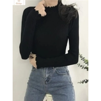 Womens High Elastic Turtleneck Sweater