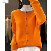 Womens Merino Wool Long Sleeve Cardigan