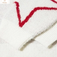 Minimalist Black and White Star Sweater