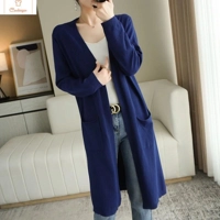 Womens Cashmere V-Neck Knit Cardigan