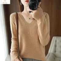 Cardeegan Womens V-neck Knitted Sweater