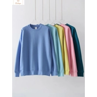 Cozy Oversized Cotton Womens Casual Sweatshirt