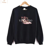 Luxury Printed O-Neck Pullover Hoodie
