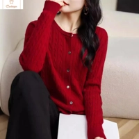 Korean Style Long Sleeve Knitted Cardigan