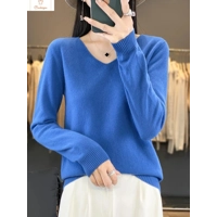 Womens V-neck Long Sleeve Fashion Sweater