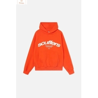 Oversized Y2K Letter Print Hoodie