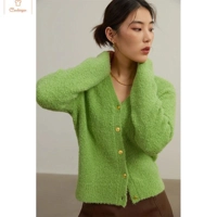 Womens Wool Knitted Winter Cardigan Sweater