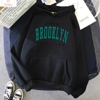 Brooklyn Letter Print Hip Hop Hoodie