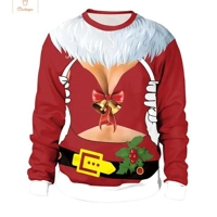 Christmas 2024 Round Neck Pullover Sweater