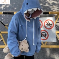 Velvet Shark Sweater Autumn Winter Coat