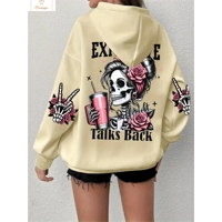 Funny Print Harajuku Women’s Hoodie