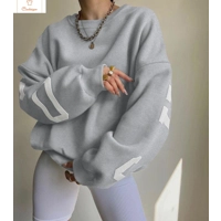 Womens Y2K Grunge Pullover Hoodie